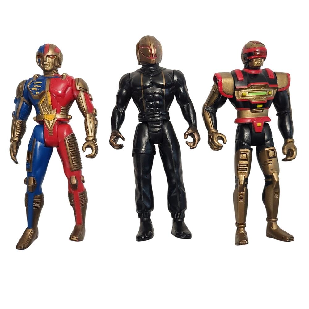Saban VR Troopers Kenner 1995 Lot Of 3 5.5" Action Figures Pre-owned